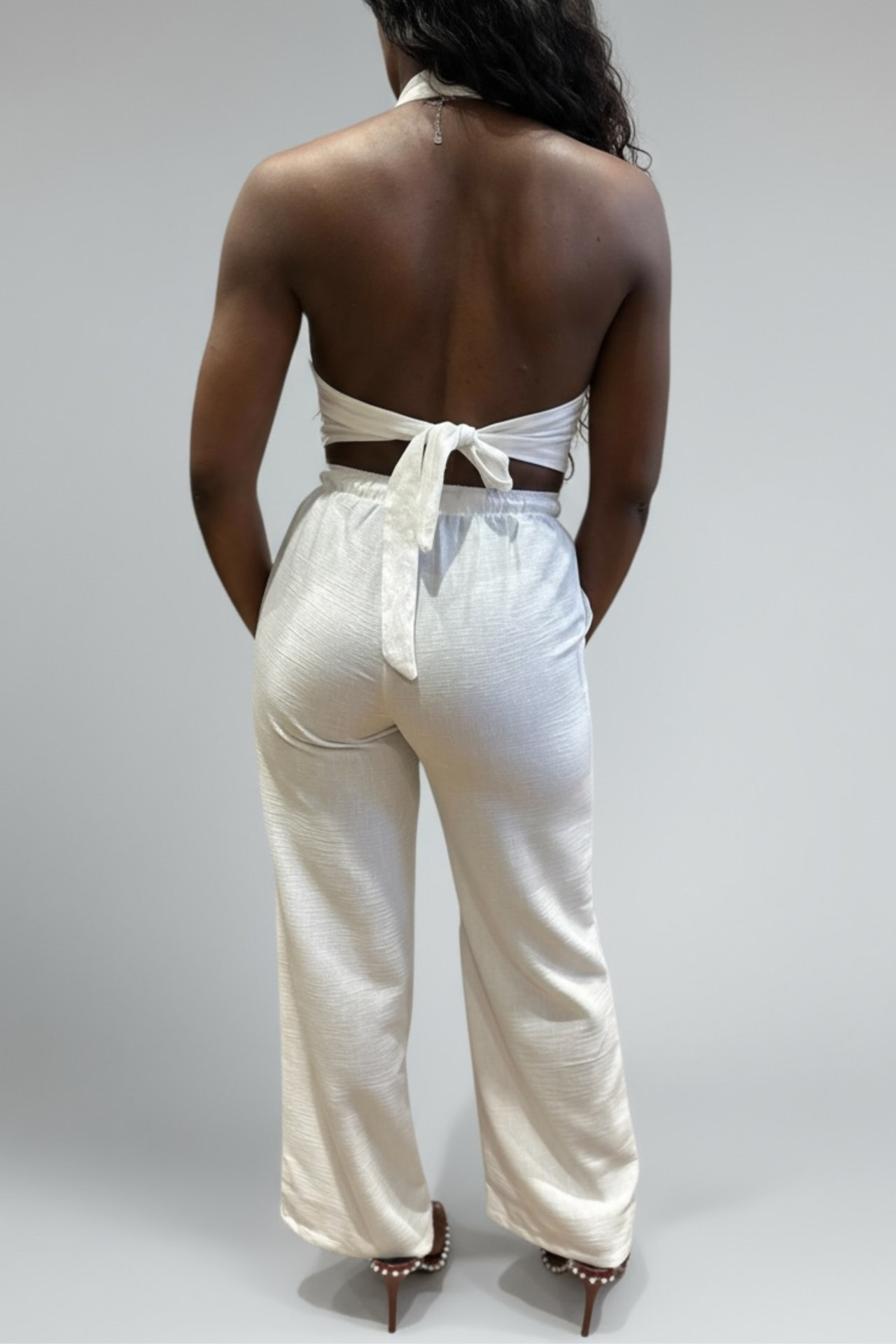 Waistcoat Top - White - Image 2