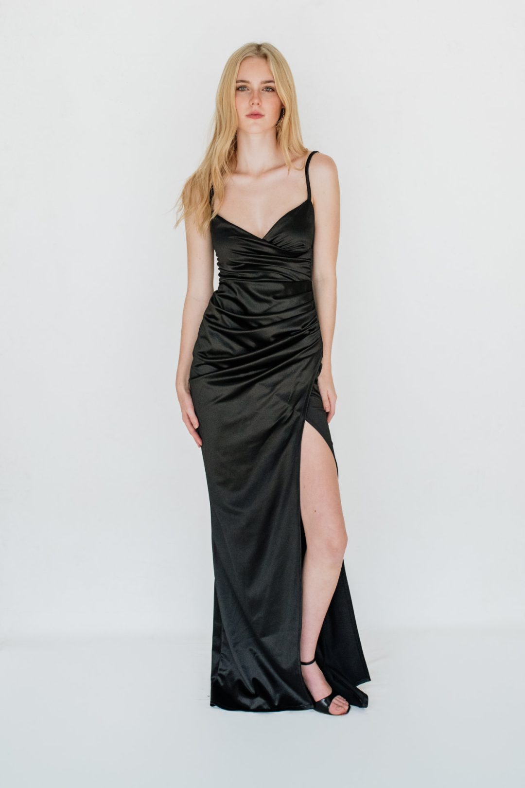 Wrap Maxi Dress - Black