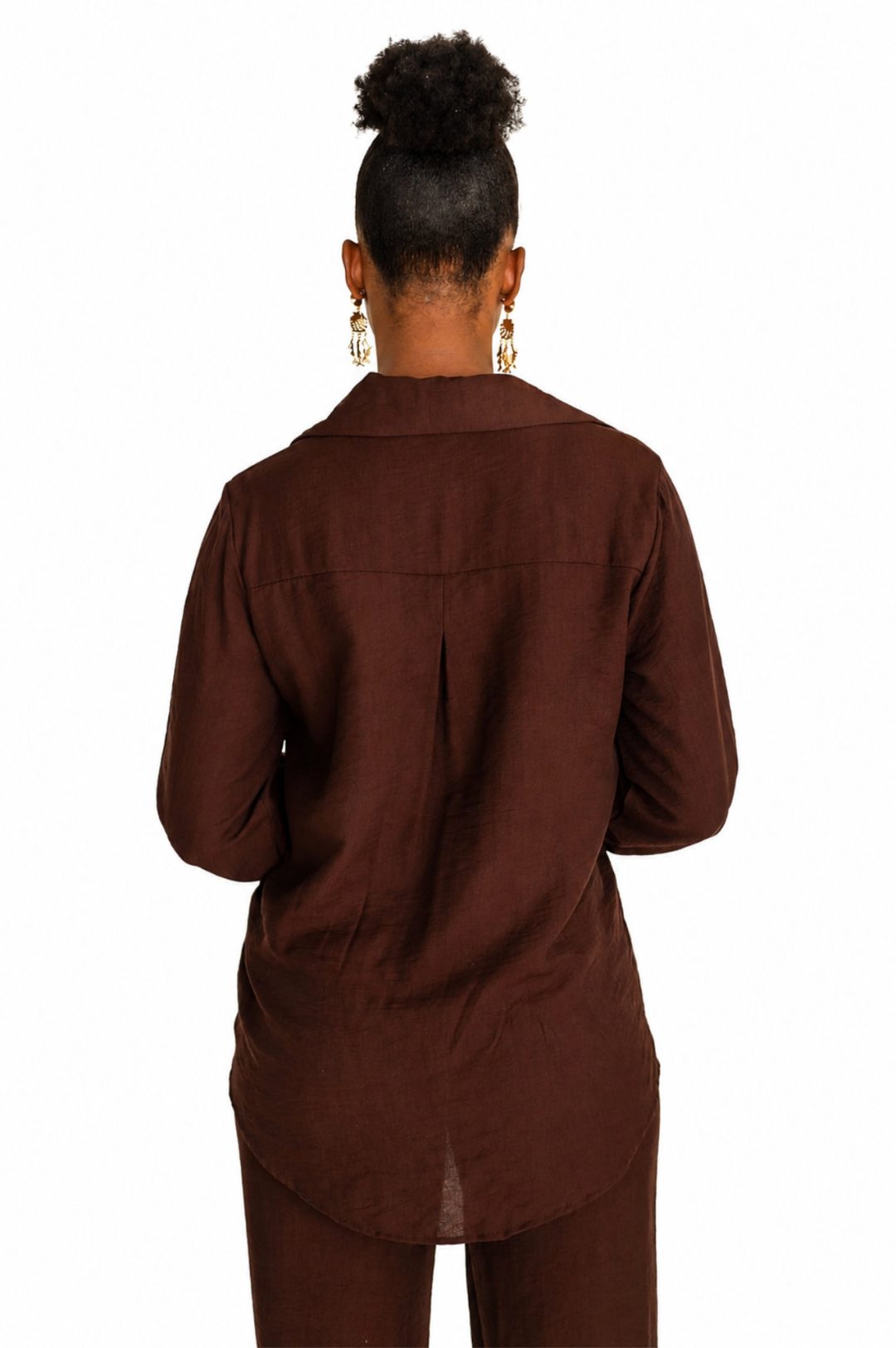 2 Piece Pants Set - Chocolate
