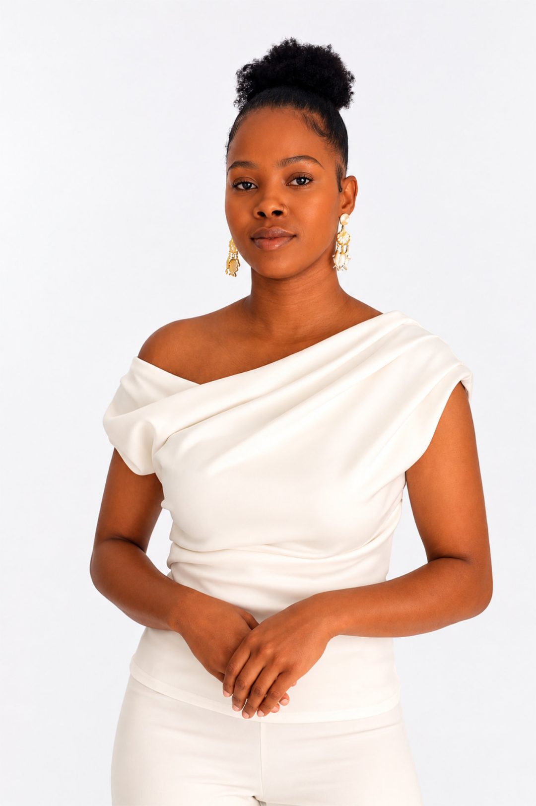 Assymetric Top - Ivory