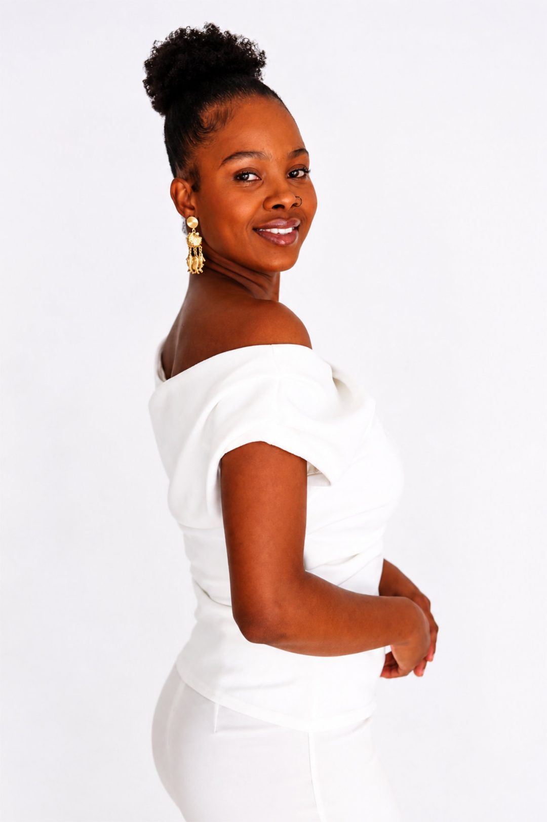 Assymetric Top - Ivory