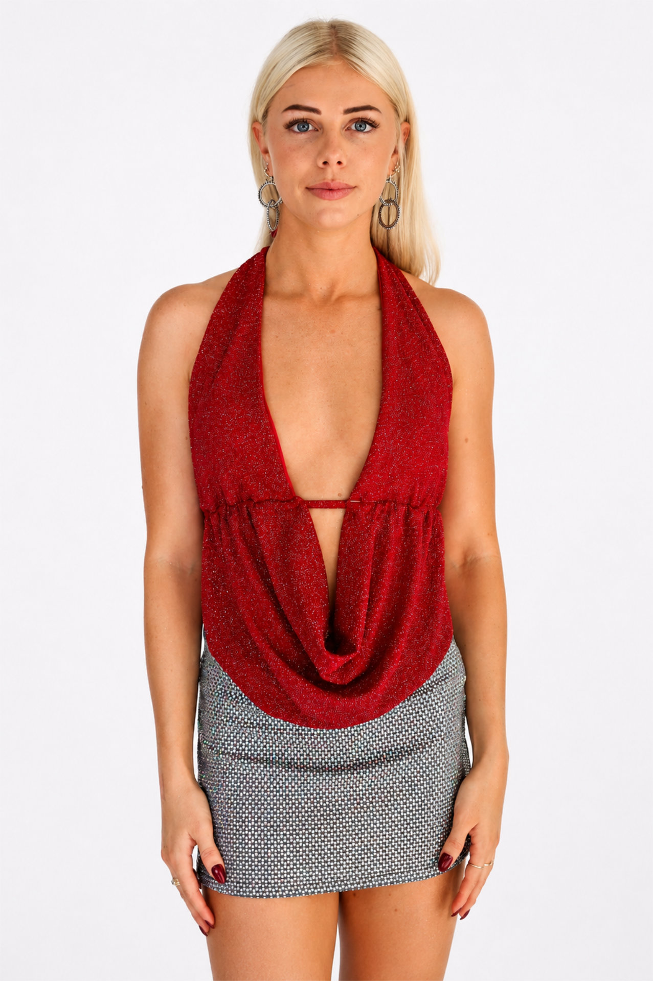 Plunge Top - Red