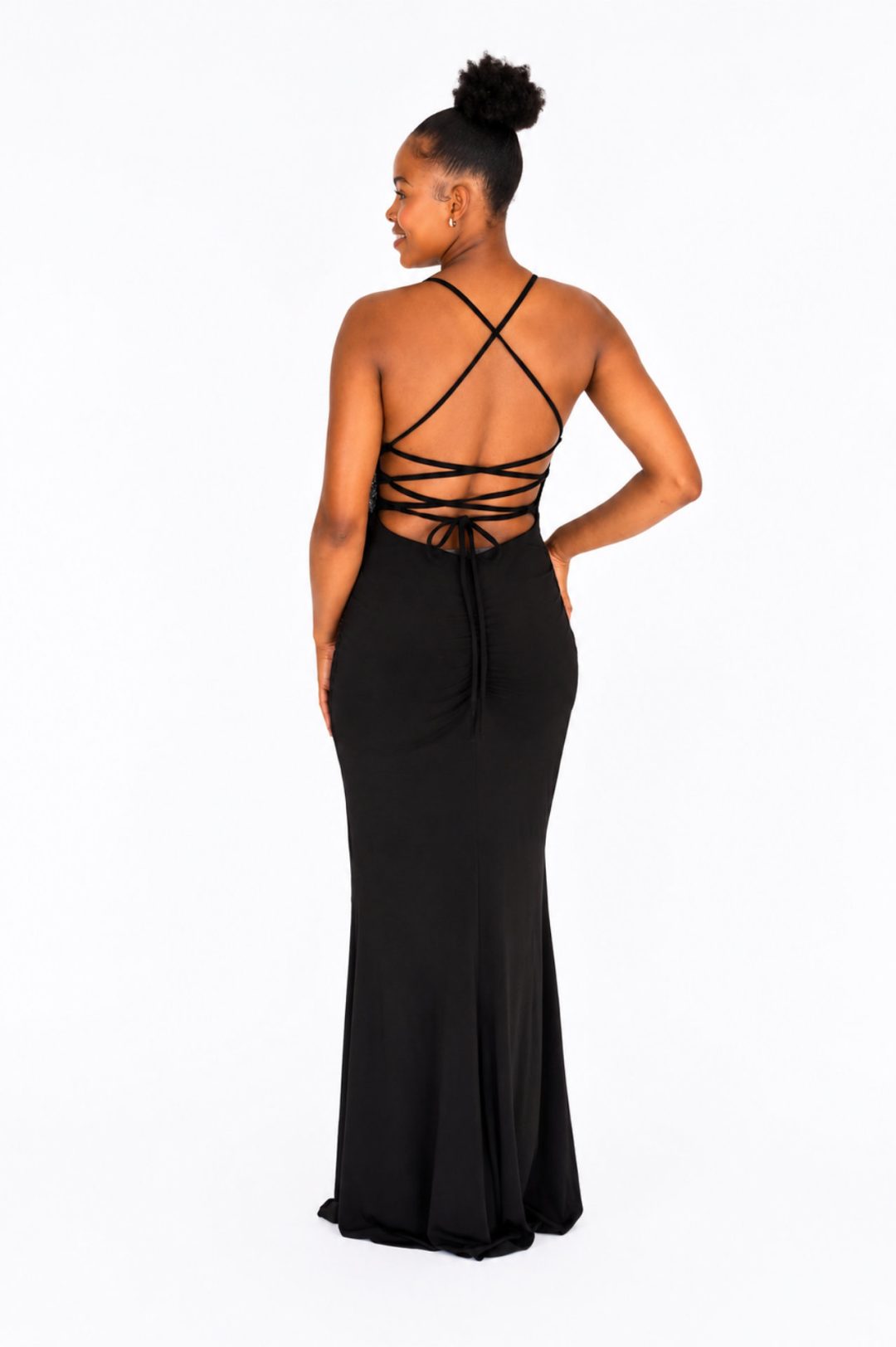 Sequin Top Maxi Dress