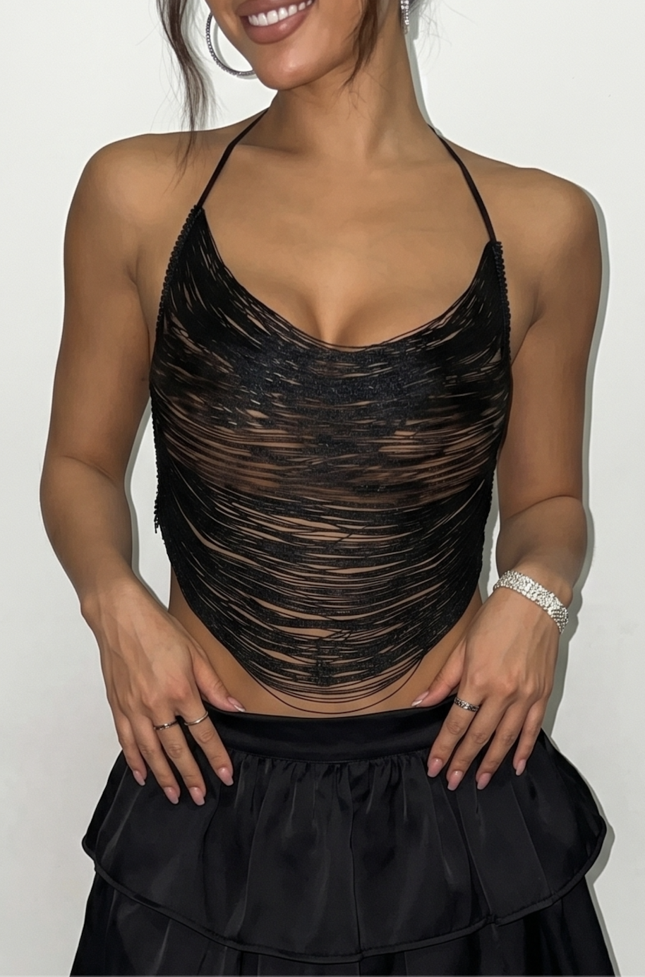 Sexy Drape Top